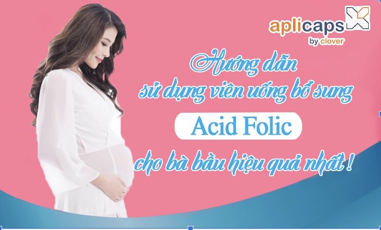 viên uống bổ sung acid folic cho bà bầu