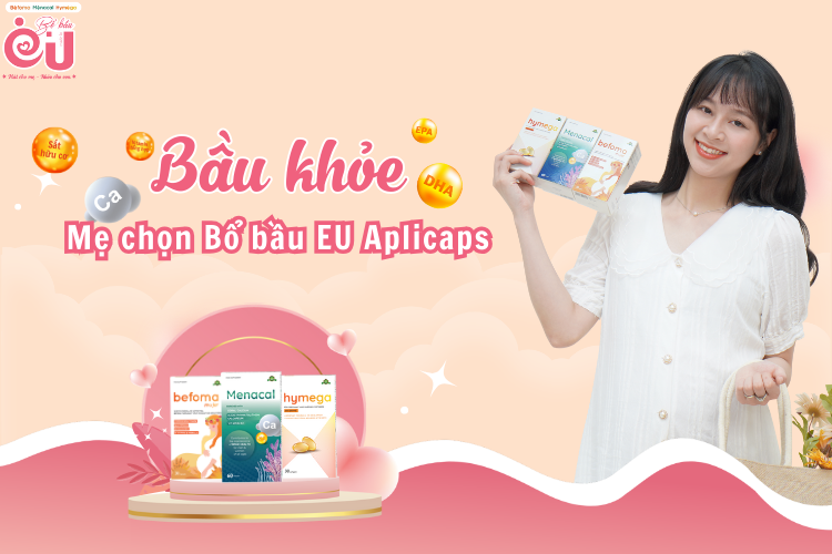 Bộ 3 sản phẩm Aplicaps cho bà bầu nhập khẩu từ Tây Ban Nha