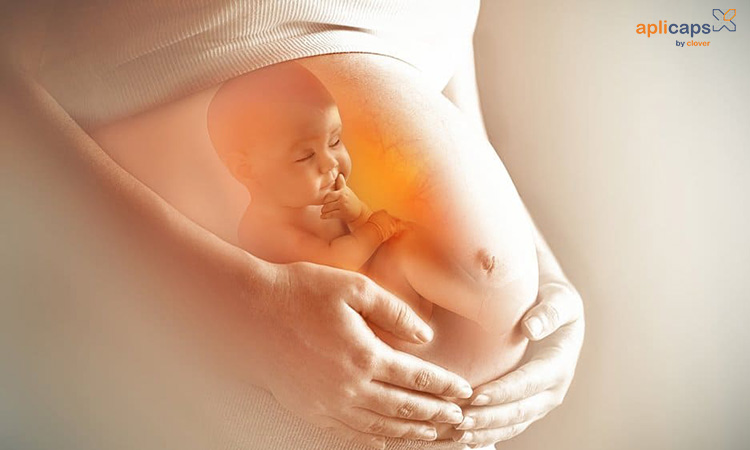 Sự phát triển của thai nhi trong bụng cũng bị ảnh hưởng nghiêm trọng