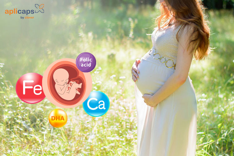 Axit folic, sắt, canxi và DHA là vi chất không thể thiếu khi mang thai