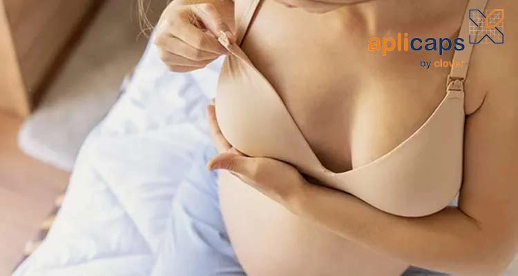 Áo ngực sẽ trở nên chật trội gây khó chịu cho bầu mới mang thai