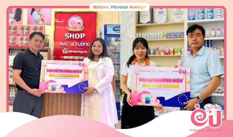 Phòng khám Bác sĩ Tưởng siêu âm - Shop BS Tưởng và Hệ thống Mẹ bầu & Em bé Kim Hiền Baby trở thành “Đại sứ thương hiệu” của Aplicaps - Bổ bầu EU