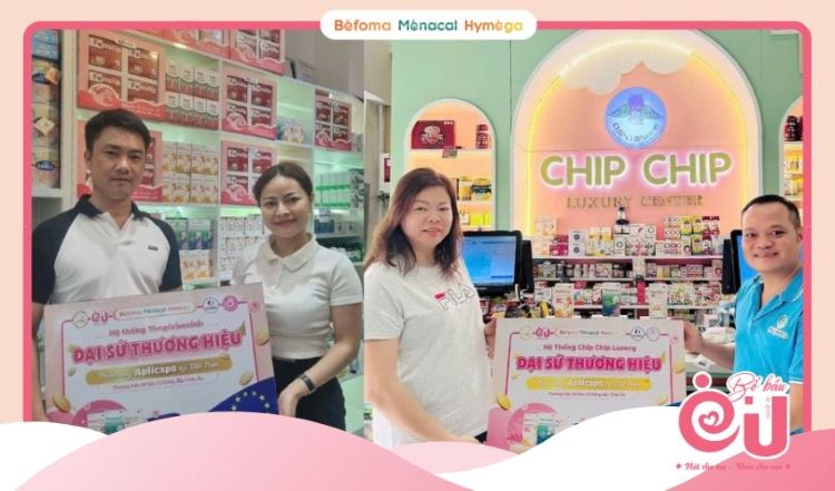 Shop Khang Baby và Hệ thống cửa hàng Sữa 3 Tốt - “Đại sứ thương hiệu” Bổ bầu EU Aplicaps