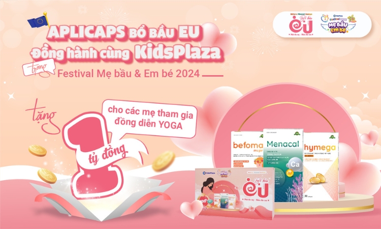 Bổ bầu EU đồng hành cùng KidPlaza trong Festival Mẹ bầu & Em bé 2024