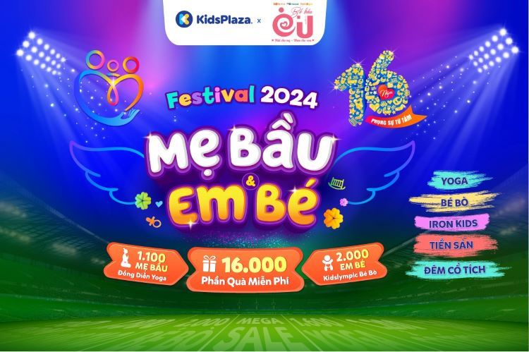 Bổ bầu EU đồng hành cùng Festival Mẹ bầu và Em bé 2024