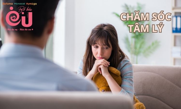 Gặp chuyên gia tâm lý để bình tĩnh vượt qua cảm xúc tiêu cực sau sảy thai.