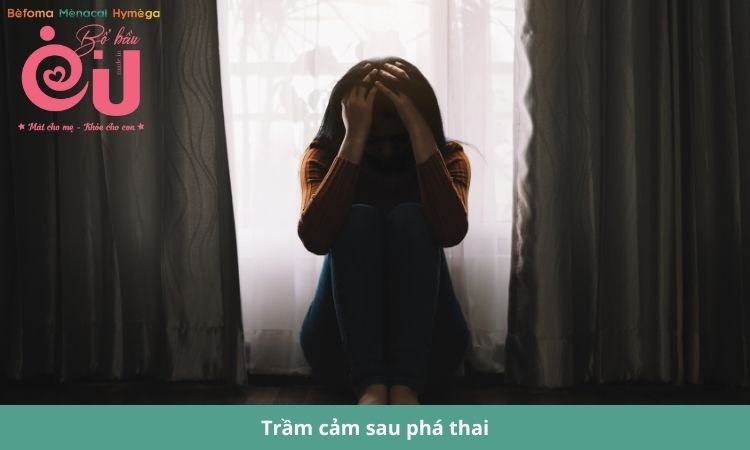 Trầm cảm là biến chứng thường gặp sau phá thai.