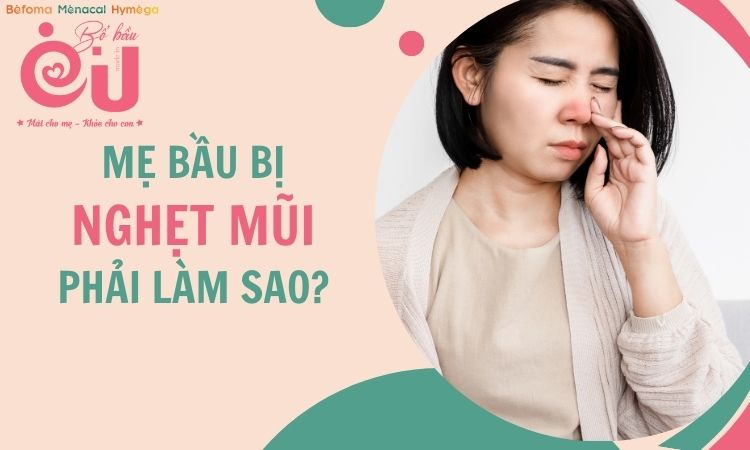 bầu bị nghẹt mũi