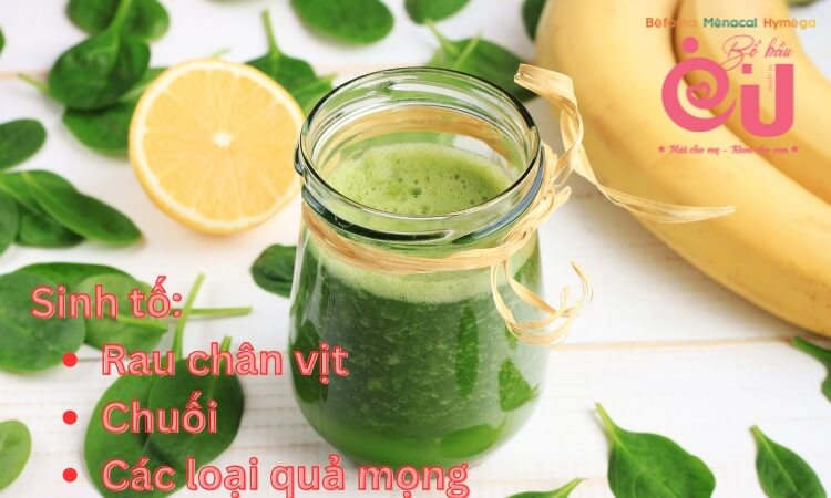 Bắt đầu bữa sáng với một ly sinh tố