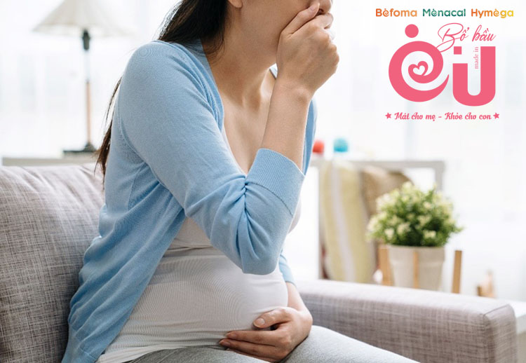 Mẹ bầu bị đau bụng dưới khi ho có thể do sự co thắt cơ bụng khi ho