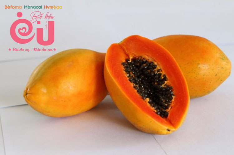 Bổ sung thêm đu đủ chín giúp kích thích nhu động ruột, cải thiện táo bón