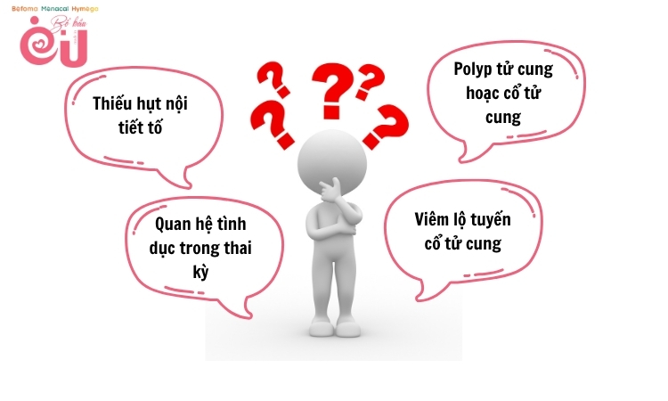 Một số nguyên nhân ít phổ biến gây ra máu nhưng không đau bụng