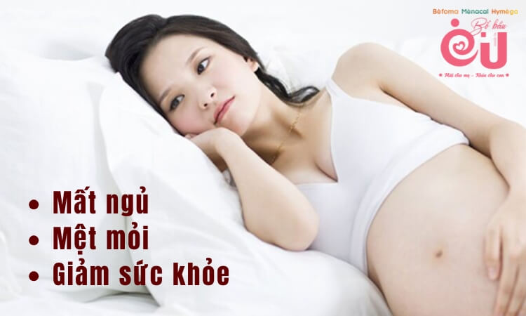 Ho nhiều có thể khiến mẹ bầu mất ngủ