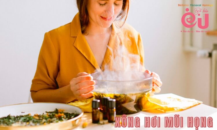 Xông hơi mũi họng - Biện pháp giảm ho tại nhà